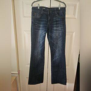 Kut from the Kloth Natalie Dark Blue Boot Cut Jeans